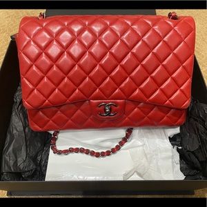 Authentic Classic Chanel maxi bag